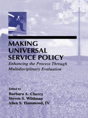 cover image of Making Universal Service Policy